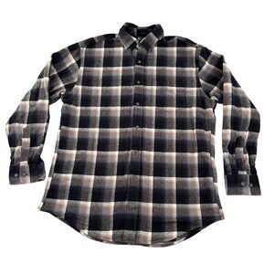 Pendleton Shirt Mens Large Mason Plaid Flannel Long Sleeve Button Up Shirt